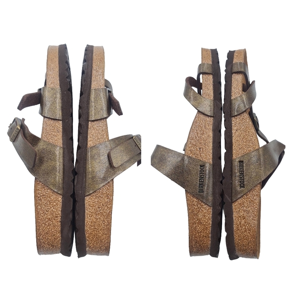 Birkenstock Birki's Mayari Leather Shimmer Sandals - 7 - Picture 6 of 12